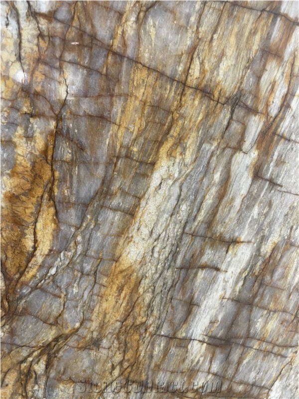 Gold Venetto Quartzite Polished And Honed Slabs