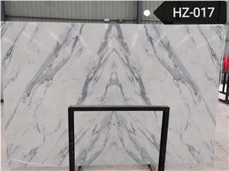3D Printing White Artificial Calacatta Slabs 3D Printing White Artificial Calacatta Slabs