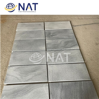 Silver Grey Marble Sanded Antiqued For Garden Paving Stone