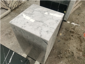 Bianco Carrara Marble Interior Design Stone Table For Hotel