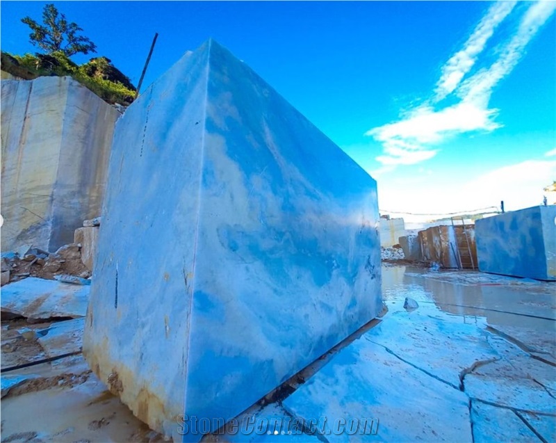 Royal Blue Marble - Azul Ciello / Blue Ciello Marble Blocks