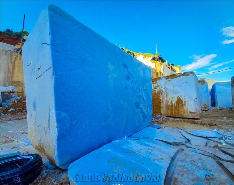 Royal Blue Marble - Azul Ciello / Blue Ciello Marble Blocks