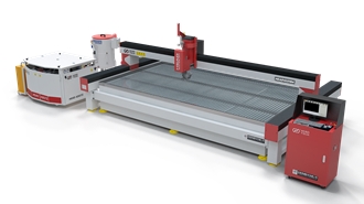 Porcelain Cutting Waterjet Cutting Machine