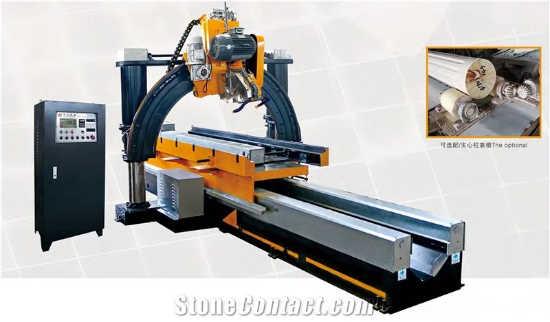 DLC-1400 Computer Automatic Roman Pillar Slot Cutting Machine - Column, Balustrade Lathe Machine
