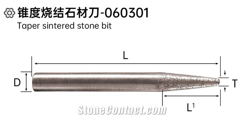 Taper Sintered Stone Bit