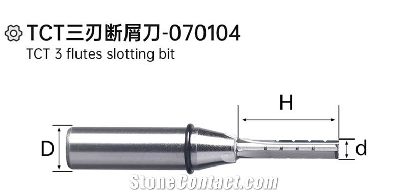 TCT 3 Flutes Slotting Bit