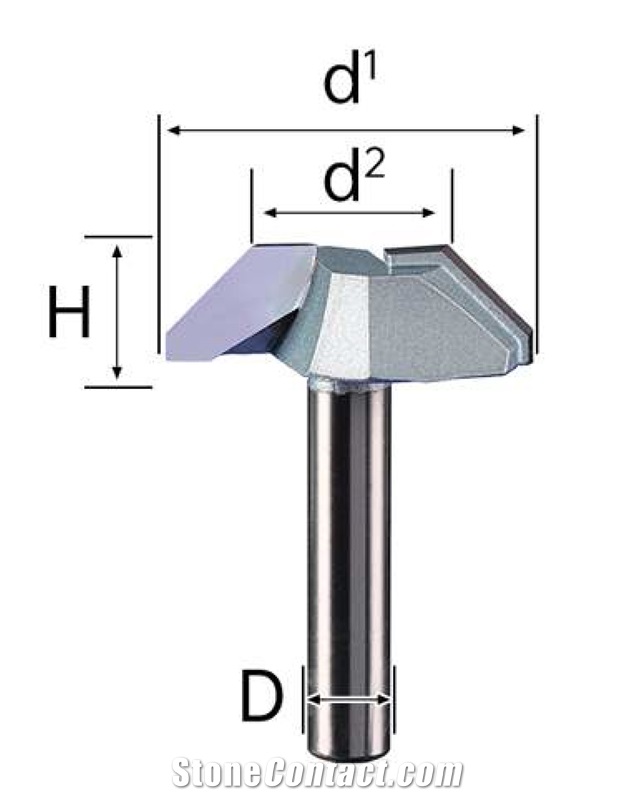 Technical Flat Bottom V Router Bit