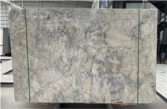 Fantasy Clouds Beige Grey Marble Slabs