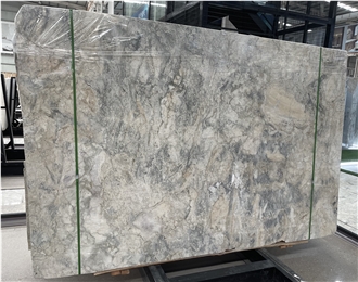 Fantasy Clouds Beige Grey Marble Slabs