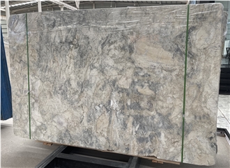 Fantasy Clouds Beige Grey Marble Slabs
