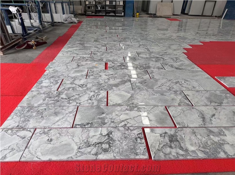 Natural Quartzite Calacatta White  Floor Tile