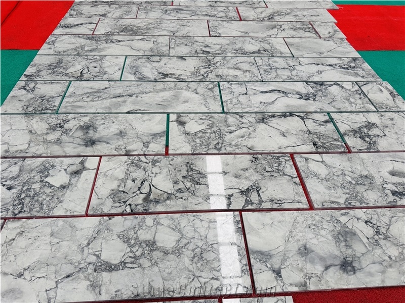 Natural Quartzite Calacatta White  Floor Tile