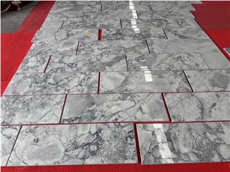 Natural Quartzite Calacatta White  Floor Tile
