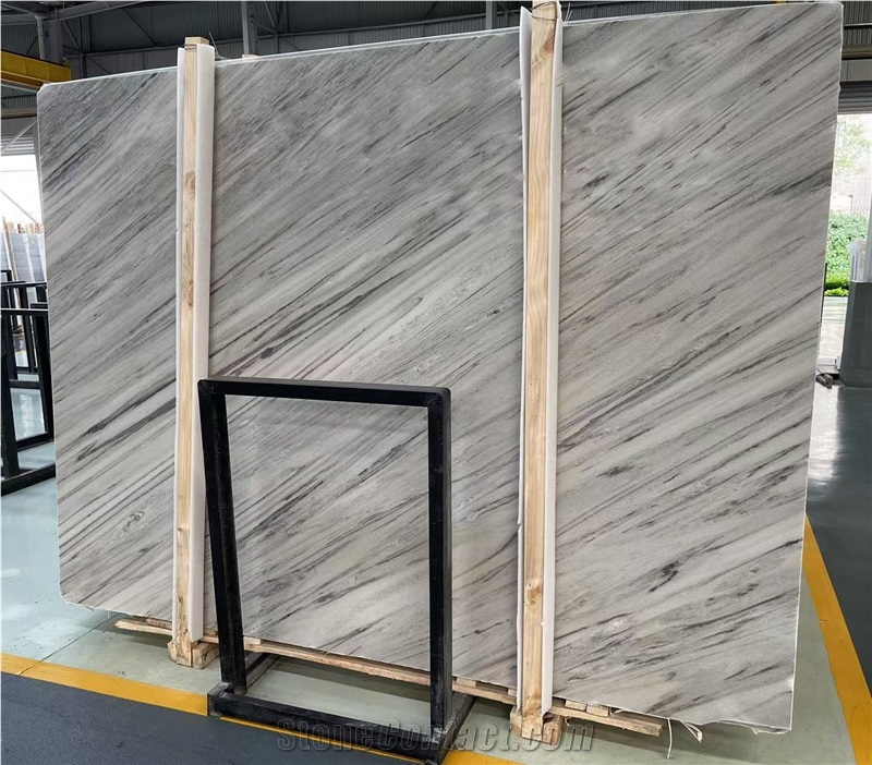 New Palissandro White Polished Big Slabs Pattern