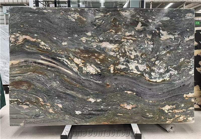 Ocean Fantasy Natural Quartzite Slabs Pattern