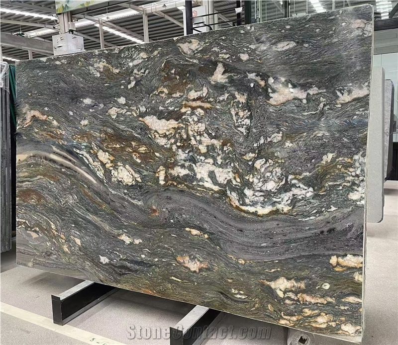 Ocean Fantasy Natural Quartzite Slabs Pattern