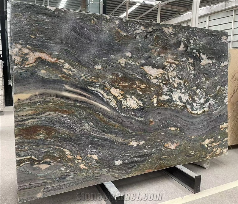 Ocean Fantasy Natural Quartzite Slabs Pattern