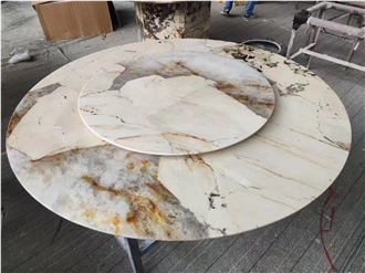 Luxury Granite Patagonia Lazy Susan Table Top For Restaurant Luxury Granite Patagonia Lazy Susan Table Top For Restaurant