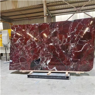 Luxury Red Marble Slabs Arabescato Orobico Rosso Marble