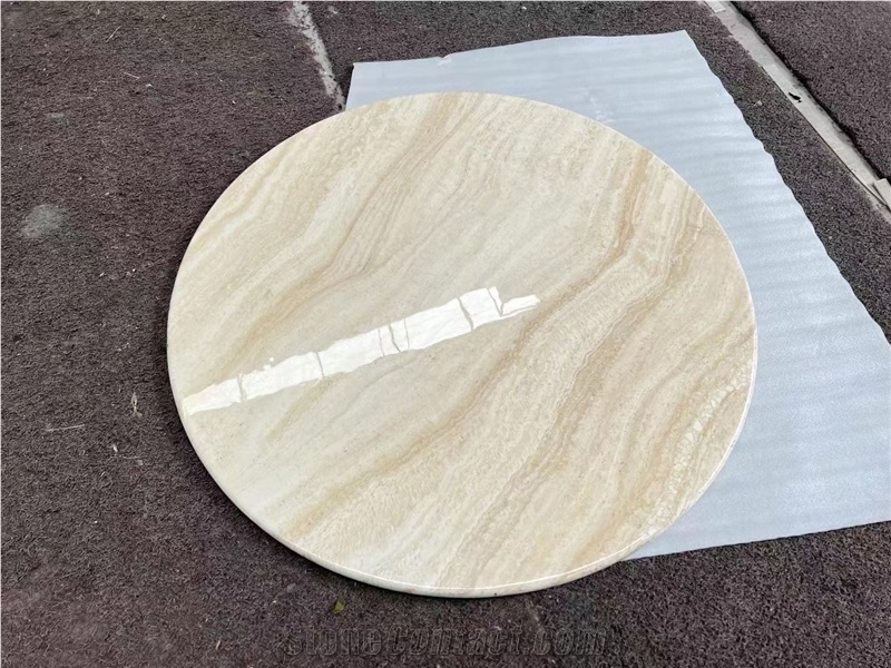 Oval Design Green Granite Atlantis Verde Dining Table Tops