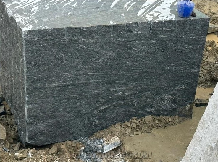 Kuppam Green Rough Granite Blocks