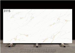 Optimustone Zero Silica Quartz, Ultra Artificial  Artificial Carrara
