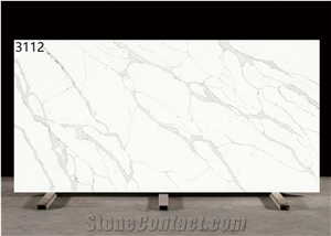 Optimustone Zero Silica Quartz, Ultra Artificial  Artificial Carrara