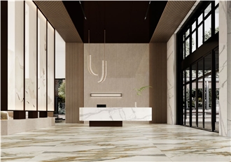 New Calacatta Gold  Sintered Stone Slabs For Wall And Floor