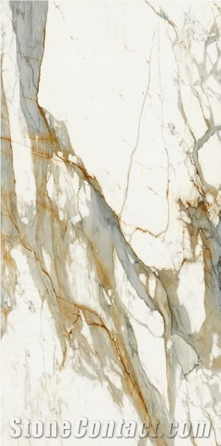 New Calacatta Gold  Sintered Stone Slabs For Wall And Floor