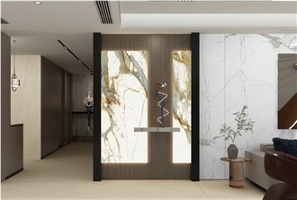 New Calacatta Gold  Sintered Stone Slabs For Wall And Floor