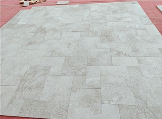White Wooden Marble French Pattern