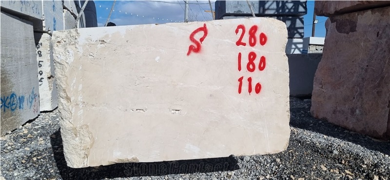 Cream Neyriz Marble Blocks