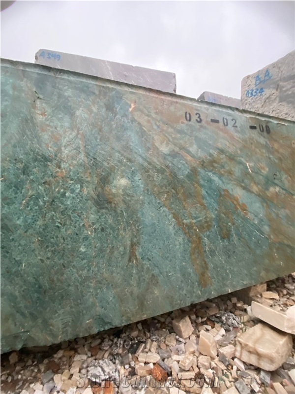 Olas Mar Turquesa Granite Raw Granite Block
