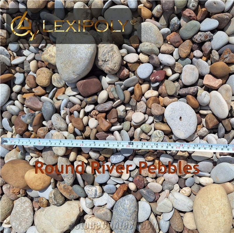 Washed River Pebble Stone (Natural Color)