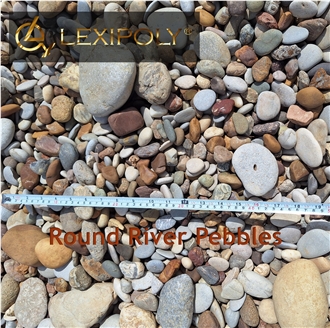 Washed River Pebble Stone (Natural Color)