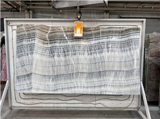 Silver Grey Onyx Slabs