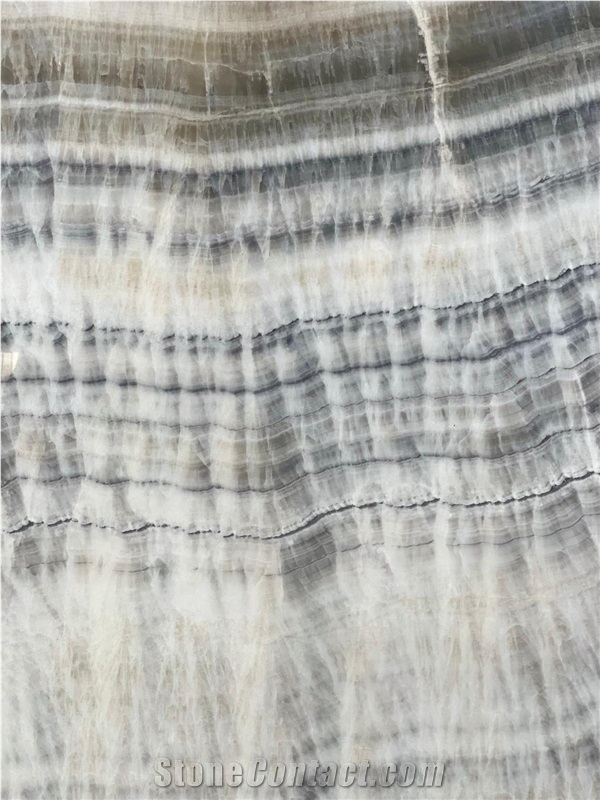 Silver Grey Onyx Slabs