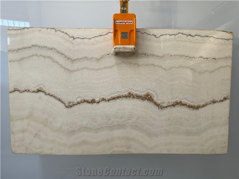Turkey White Onyx Slabs, Tiles