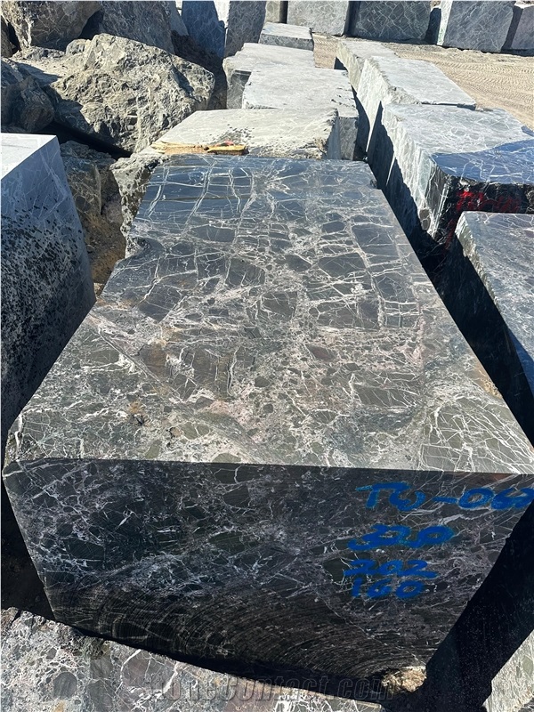 Verde Levanto Marble Blocks