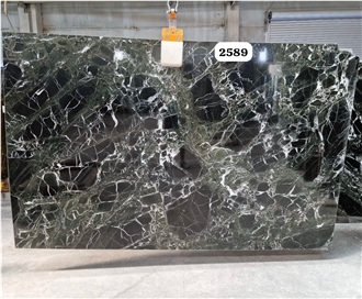 VERDE LEVANTO MARBLE POLISHED 2 CM SLABS