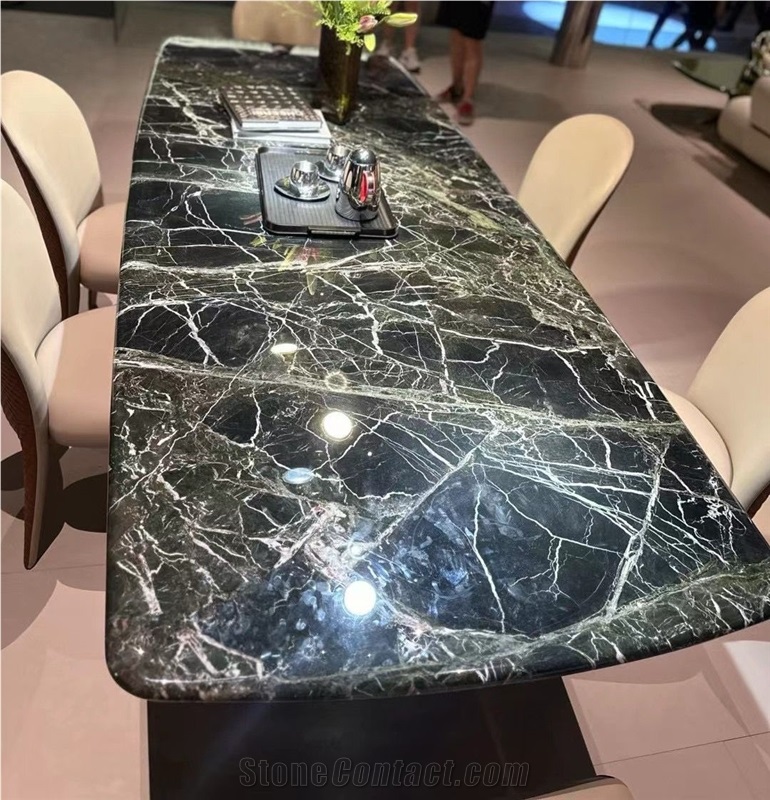 VERDE LEVANTO MARBLE POLISHED 2 CM SLABS