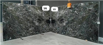 VERDE LEVANTO MARBLE POLISHED 2 CM SLABS