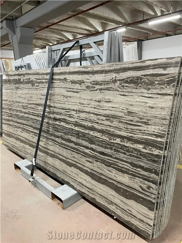 Zebra Brown Marble Slabs