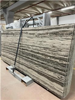 Zebra Brown Marble Slabs