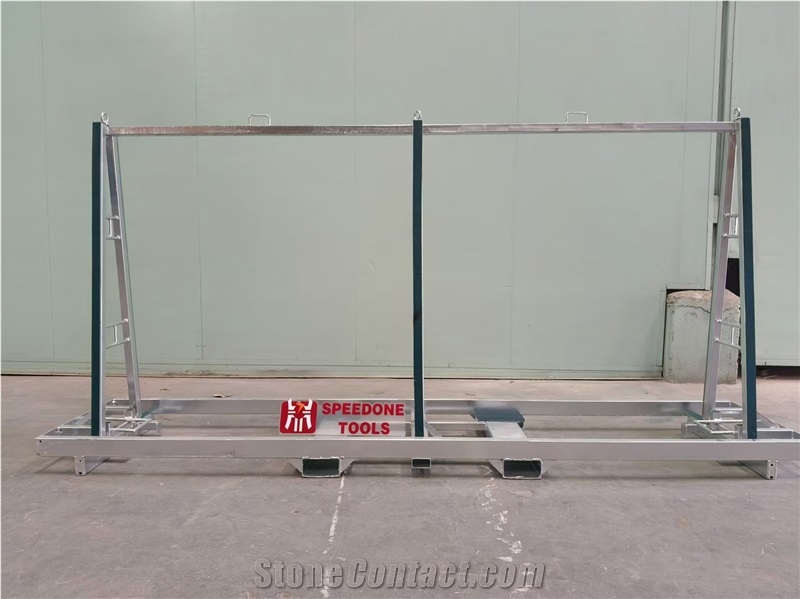 Custom A-Frame For Quartz Granite Marble Foldable Steel