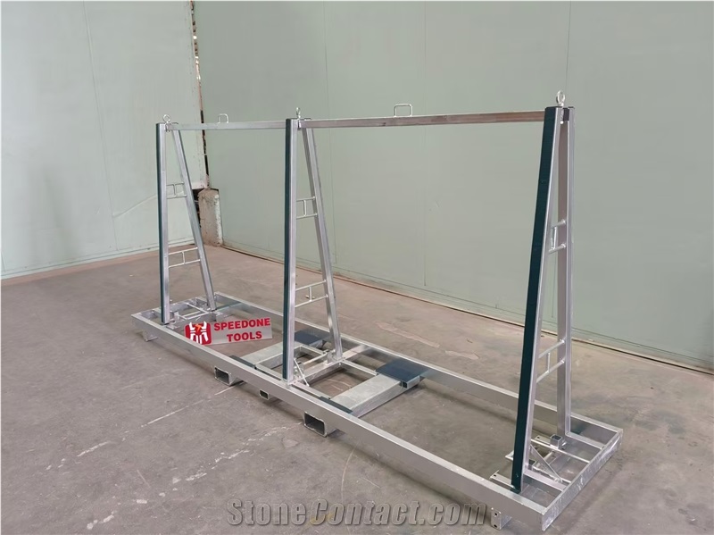 Custom A-Frame For Quartz Granite Marble Foldable Steel