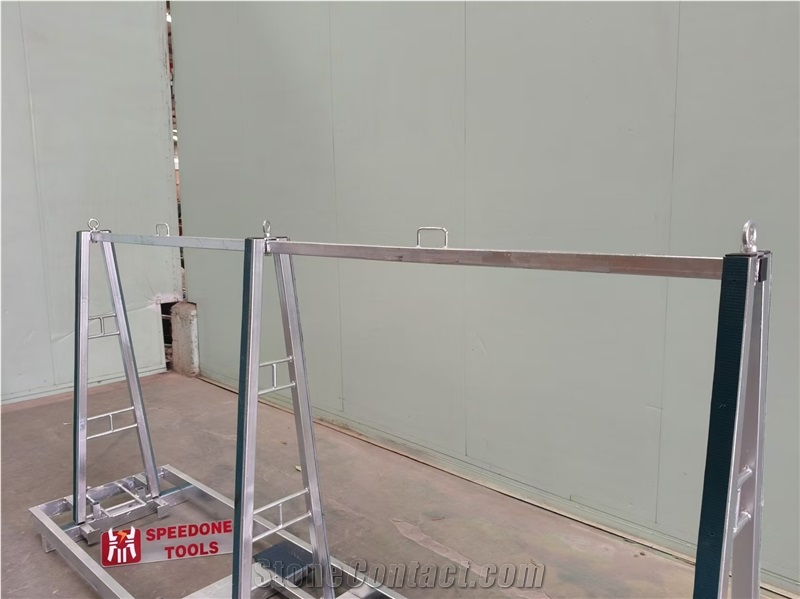 Custom A-Frame For Quartz Granite Marble Foldable Steel