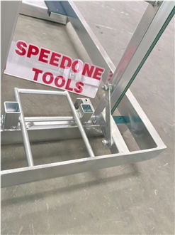 Custom A-Frame For Quartz Granite Marble Foldable Steel