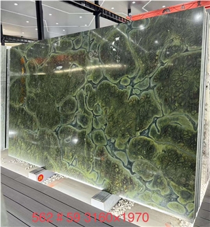 Green Vitoria Regia Quartzite Slabs