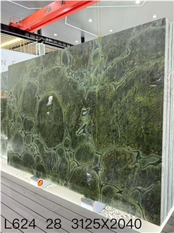 Green Vitoria Regia Quartzite Slabs